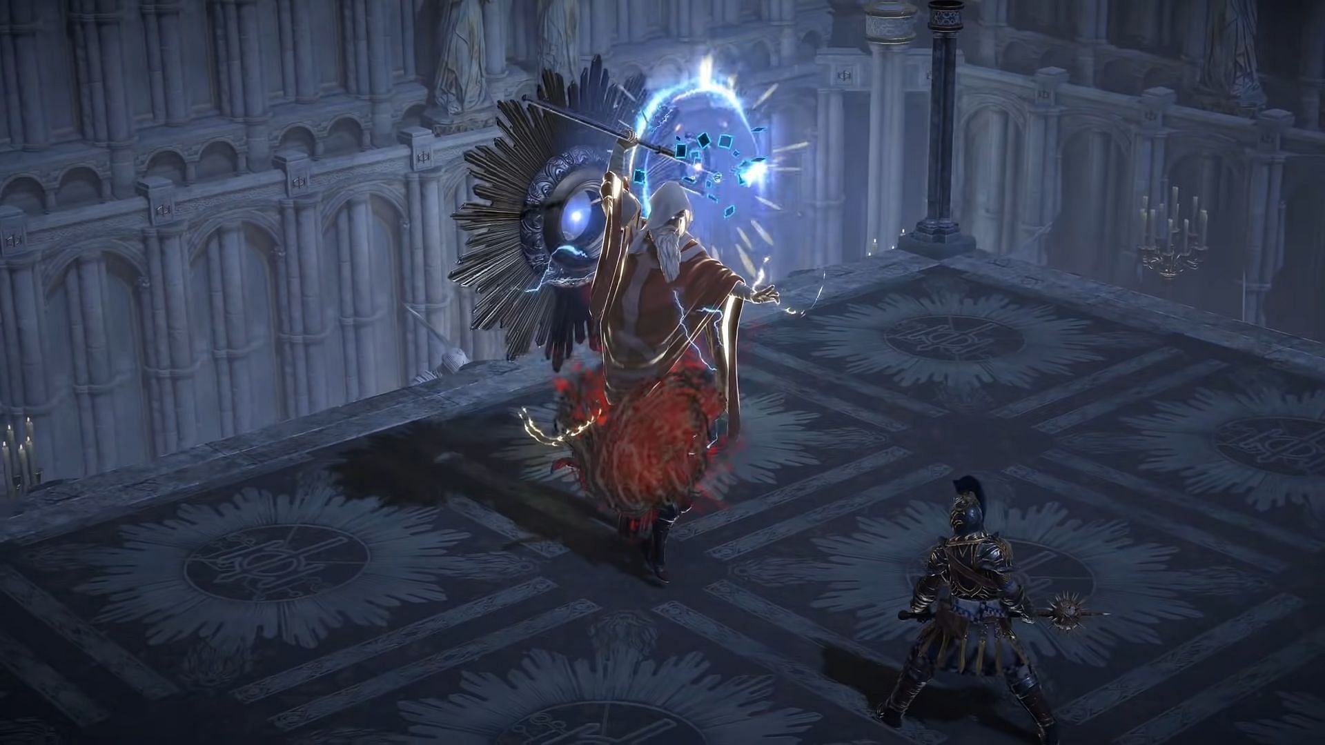 Baran boss fight in Path of Exile (Image via Grinding Gear Games)